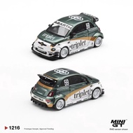 MINIGT 1: 64 #1216 Abarth Abarth 595 Alloy Car Model Box