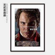 Classic Biography Movie Poster Wall Art Racing Speedy Flow Rush Club Decorative Painting Modern Mini