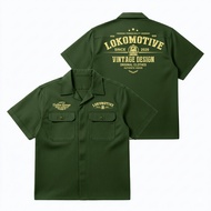 KEMEJA LOKO 2 NEW - Workshirts Workwear/ PDH Shirt/ Unisex Short Sleevemerchandise
