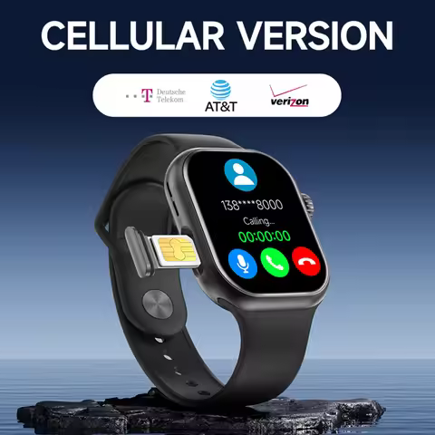 S10 Smart Watch Android 4G/5G LTE SIM Card AMOLED Screen 180° Rotating Camera Video Call GPS WIFI Ap