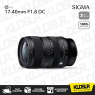 Sigma 17-40mm F1.8 DC Art Lens for Sony E | FUJIFILM X | Canon RF | Leica L | APS-C Mirrorless Camer