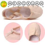 MENGXUAN Dance Shoes Kids For Adult Women Simple Ballet Dance Latin Dance Yoga Training Canvas Leather Gils Shoes