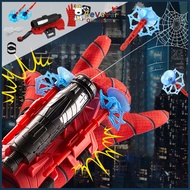 BEVAVAR Super Hero Spiderman Shooter Launcher Glove Mask Toys kids Wrist transmitter Glove Toy Spide