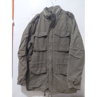 M65 canvas parka jacket