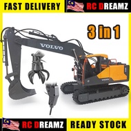 Double E Volvo E568-003 RC Excavator 3in1 Remote Control Excavator Volvo Complete set Scale 1/16