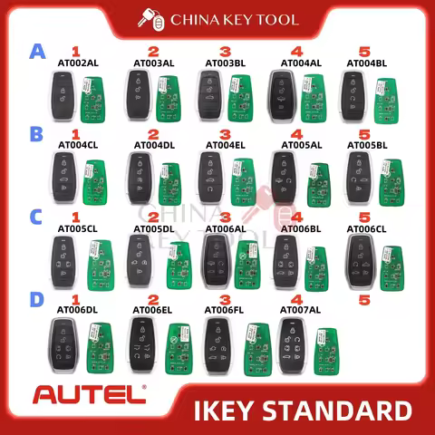AUTEL IKEY SMART KEY AT002AL AT003AL AT003BL AT004AL AT004CL AT004EL AT005BL AT006AL AT006BL AT006CL