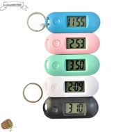 LUSHUN9057990 Green Backlight Pocket Watch Digital Electronic Clock Small Wall Watch Study Library Luminous Key Ring Watch LCD Display