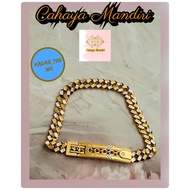 Gold Bracelet Grade 70 (16K) Weight +/- 7.1 gram