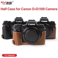 PU Base Case Canon G5X2 G5XII G1XII G1X2 G7XII G7X2 Genuine Leather Camera Half Case for Canon G5X I