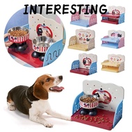 INTERESTING Pet Snack Storage Table, Dopamine Adjustable Storage Rack, Multifunctional Removable Pet