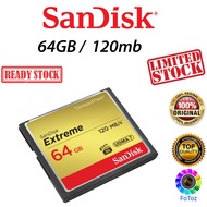 SanDisk 64GB Extreme CF Compact Flash Card (120MB/s) Original