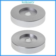 KOK 45 RPM Adapter Solid Aluminum 7 Inch Vinyl Record 45 RPM Record Adapter