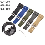 Rubber Watchband Suitable for Casio GG-1000 Series Rubber Strap GG1000