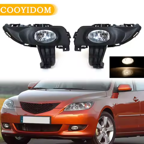 Car Front Bumper Fog Light For Mazda 3 M3 BK 2003 2004 2005 2006 2007 2008-2010 1.6L Fog Lamp Assemb