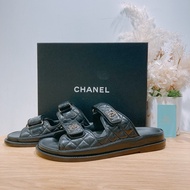 CHANEL 香奈兒19系列軟身羊皮涼鞋DADLIDE SANDALS LAMBSKIN