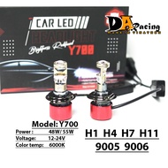 Headlight, led ball bearing Y700 pin H1 H4 H7 H11 9005 9006