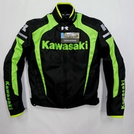 KAWASAKI Riding Windbreaker Safety Jacket (137) - Green