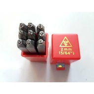 Original Knock number / number punch 2mm SUJU, Knock number