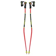 LEKI24新品滑雪板双板滑雪杖青少年男女世界杯竞技大回转GS回转杖弯杖 红色5901 110