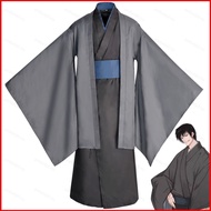 PDF2 Jujutsu Kaisen Fushiguro Toji Cosplay Kimono Costume Anime Coat Pants Man Japanese Uniform Hall