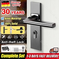 door lock set tombol pintu bilik lock pintu rumah tombol pintu rumah Doorknob for Main door 35-45mm 