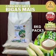 8KG - BIGAS MAIS, White Corn Grits #12, #14
