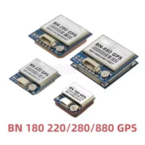 BN220 BN180 BN-880 3.0V-5.0V TTL Level GNSS Module GPS for GLONASS Dual GPS Module Antenna Built in 