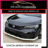 HONDA CIVIC FE FACELIFT 2025 ARTECH V2 BODYKIT LIP ABS
