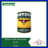 ◪ ✷ ☫ BOYSEN Silver Finish Aluminum Paint B-75 Liter