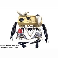 COVERSET YAMAHA 135LC V6/V7 VDOCTOR NESCAFE EX