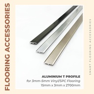 2700mm L Aluminium Transition Profile for Vinyl Flooring &amp; SPC Flooring (AT) 3mm-5mm Panel