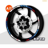 Guangyang Motorcycle Motorcycle Sticker Suitable for KRV180 Modified Wheel Hub Reflective Waterproof Sticker Garland Trendy Car Sticker