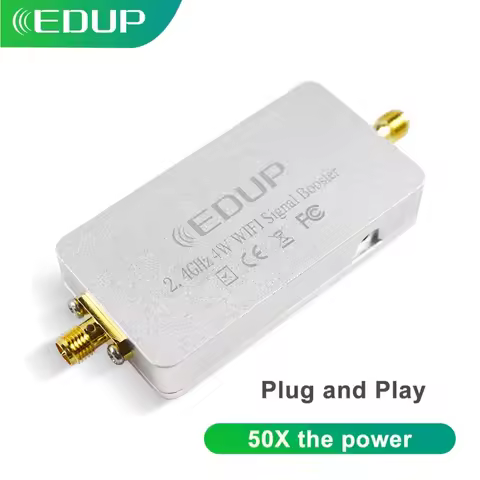EDUP AB018 4W 2.4G WiFi Booster Wireless Power Signal Amplifier High Power 36dBm Signal Long Range E