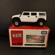 Tomica Event Model no. 3 Hummer H2 White TEM