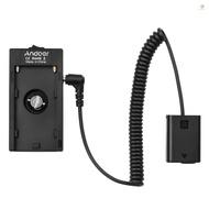 Andoer NP-F970 F750 Battery Plate Holder Adapter + FW50 Dummy Battery Coupler Compatible with  A7/A7