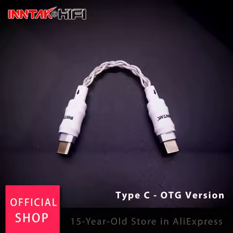 Hifi Type C OTG Cable / Type C To C USB Audio Cable For Smartphone / Phone OTG output to DAC NO1129