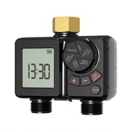 rc_dragons.my Xixian Smart Dual Zone Water Timer for Garden Rainproof with USB Rechargeable Battery 