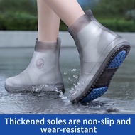 Rain Boots Cover Silicone Rain Boots Waterproof Shoe Cover Children Rainy Day Outdoor Rain Boots High Tube Thickened Non slip