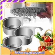 【W】Stainless Steel Swan Sink Strainer Basket, Stainless Steel Sink Filter Basket, Swan Sink Food Str