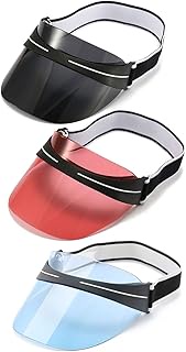 Sun Visor Hat Cat for Women Men Adjustable Outdoor Sun Headband UV Protection Face Shield Oversized Sunglasses