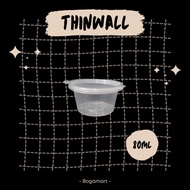 Thinwall DM Cup Sauce 80ml / food container / tempat sauce / tempat sa