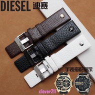 New Price F Dissay DIESEL Genuine Leather Men Women Watch Strap DZ7257 DZ4318 DZ7313 Lychee Grain Co
