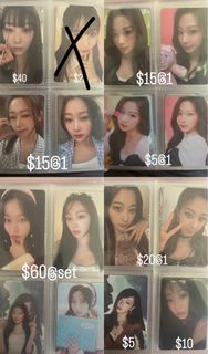 aespa giselle專輯特典小卡