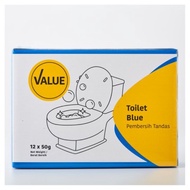 Tesco Lotus’s Value Toilet Blue Pembersih Tandas 12 x 50g