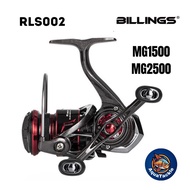 AquaTackle - 【RLS002 BILLINGS】Double Metal Handle Mesin Spinning Reel BILLINGS High Quality Mesin Pa