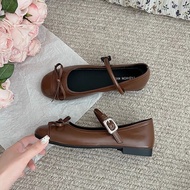Flat Mary Jane Shoes - Low Heel Casual Shoes for Women Suitable for School & Party