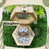 Ready!!Ringbox Mini ring box ring holder 1 ring holder 2