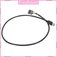NAV USB 9 Pin Male to Motherboard USB C Male Adapter Extension Cable Type C Cable