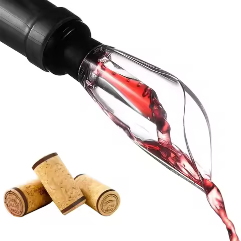 New Magic Wine Decanter Red Wine Aerating Pourer Spout Decanter Wine Aerator Quick Aerating Pouring 