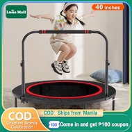 Luna Trampoline Toys 40‘ Foldable Trampoline Kids and sports fitness Trampoline Adult with Handle